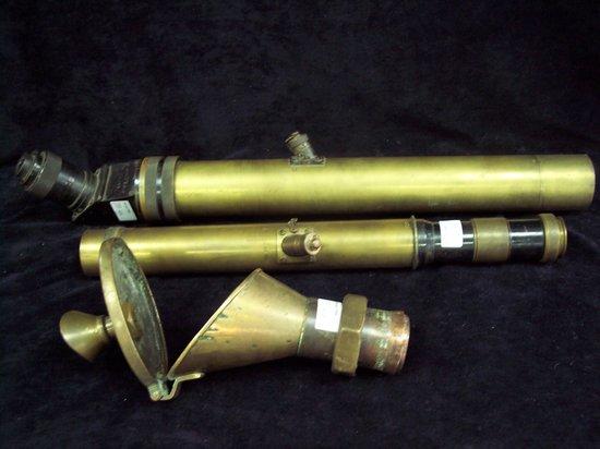 Appraisal: A brass telescope for a high angle gun by W