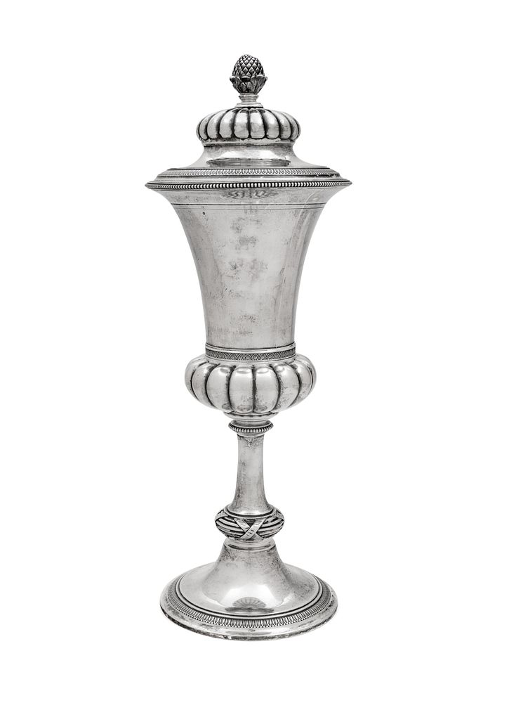 Appraisal: A Russian Silver Cup and Cover A Russian Silver Cup