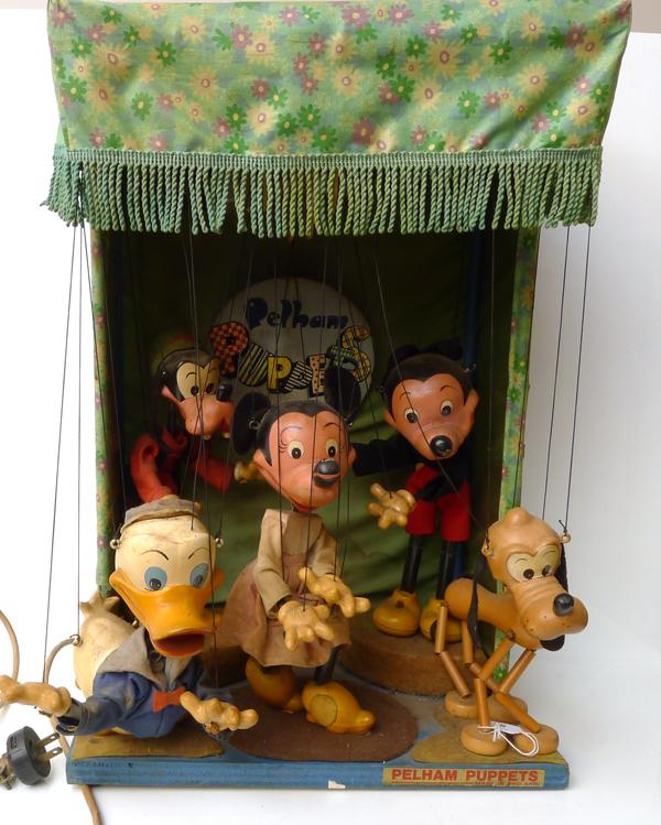 Appraisal: PELHAM PUPPET ELECTRONIC THEATRE INCLUDING MICKEY MOUSE MINNIE MOUSE GOOFY