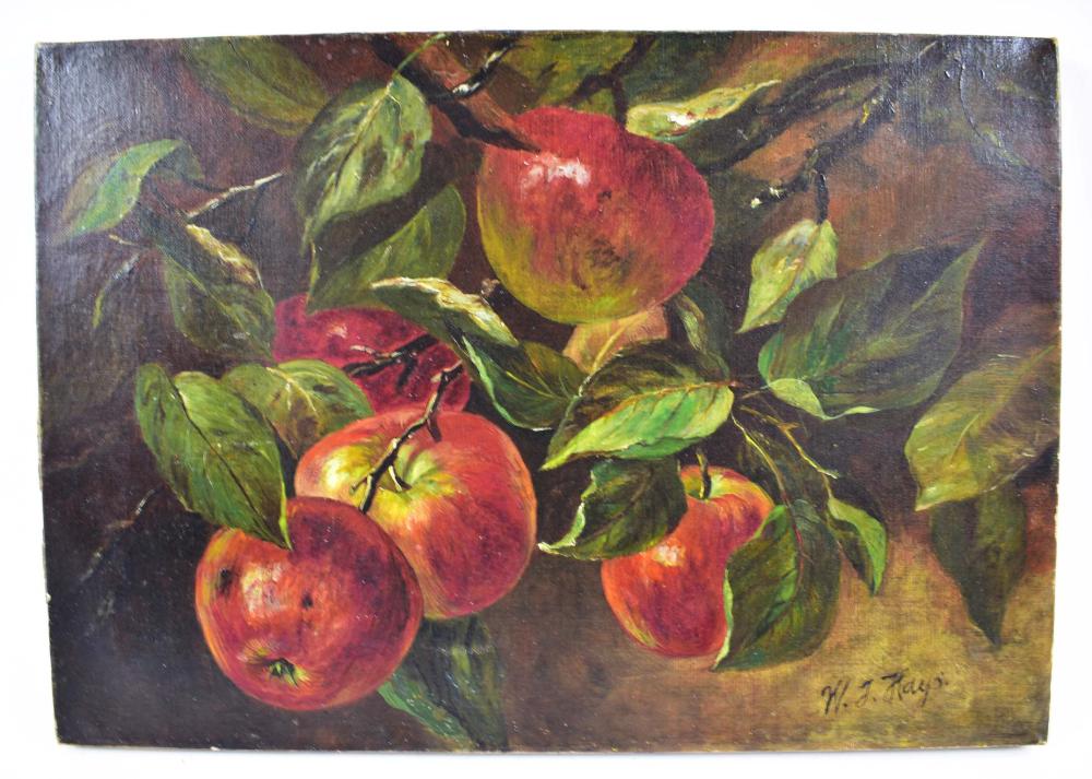 Appraisal: WILLIAM JACOB HAYS SR AMERICAN - PAINTINGStill Life with Apples