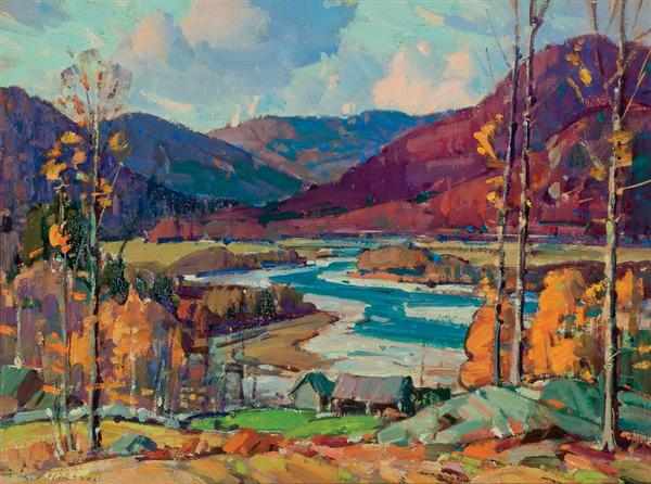 Appraisal: ALDRO THOMPSON HIBBARD American - ''Jamaica West River Valley Vermont''