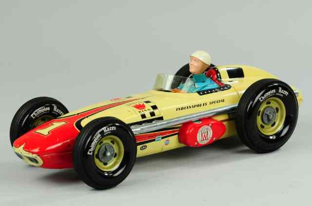 Appraisal: SPEED KING OPEN RACER Yonezawa Japan lithographed tin vinyl head