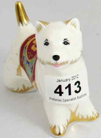 Appraisal: Royal Crown Derby West Highland Terrier