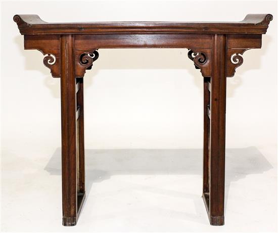 Appraisal: Sale Lot A Chinese Hardwood Altar Table late th century