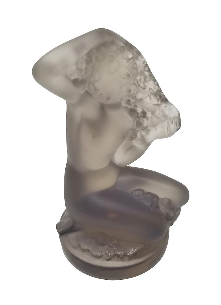 Appraisal: Lalique Floreal Lilac Crystal Figurine Signed 'Lalique France' on base