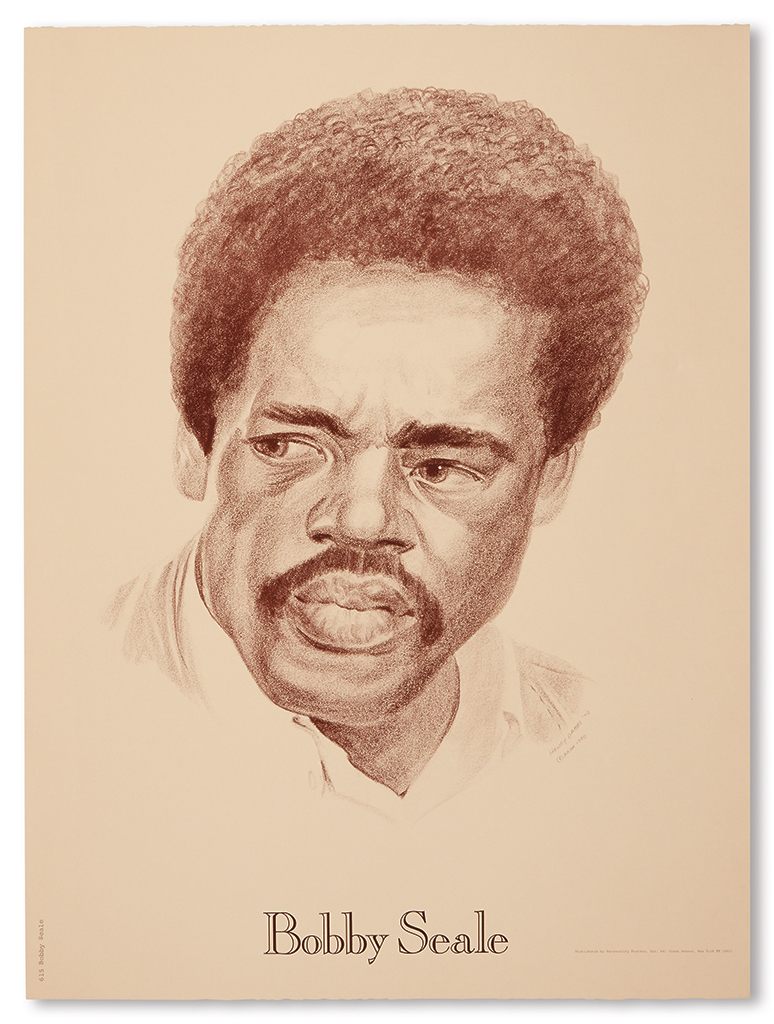 Appraisal: BLACK PANTHERS Bobby Seale Portrait of Seale taken from a