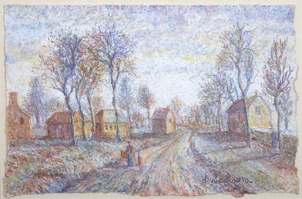 Appraisal: Hughes Claude Pissarro French born Le chemin de la Menaudiere