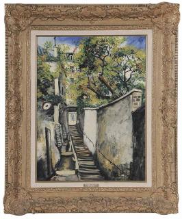 Appraisal: Elis e Maclet French - Montmartre signed lower right Maclet