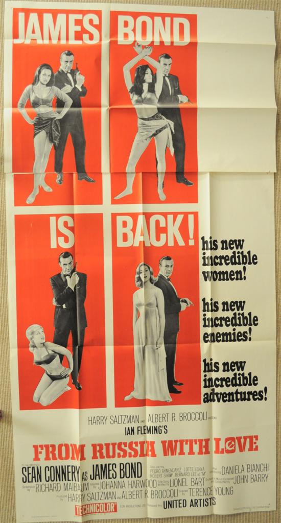 Appraisal: From Russia With Love poster Sheet US folded A condition