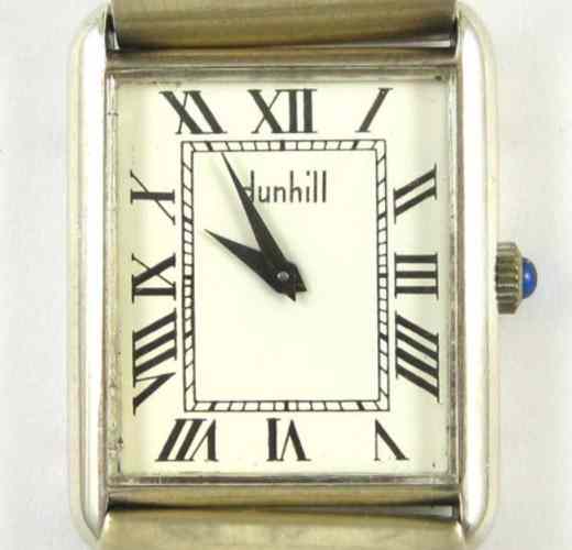 Appraisal: FRENCH DUNHILL WRISTWATCH with mm round jewel stem wind movement