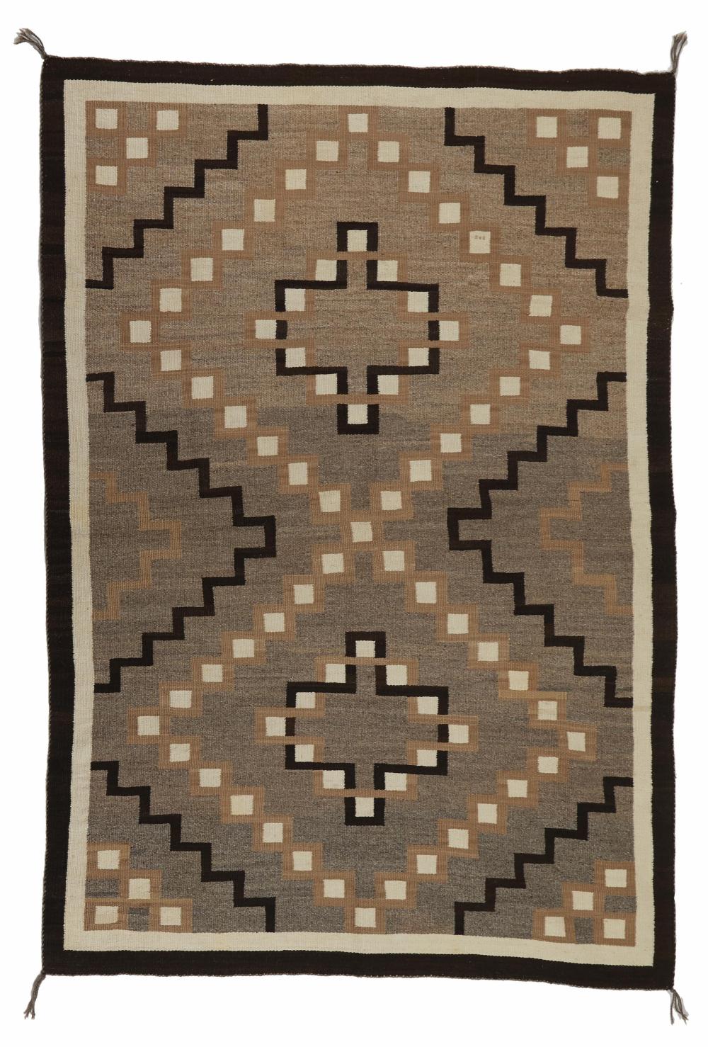 Appraisal: A Navajo regional rug Mid- th Century Din The rug