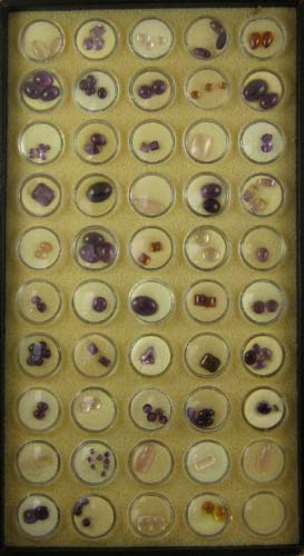 Appraisal: COLLECTION OF ONE HUNDRED EIGHTEEN UNSET GEMSTONES including amethyst rose