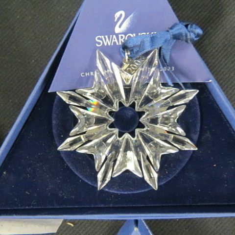 Appraisal: Swarovski Crystal Annual Ornaments includes all excellent with boxes