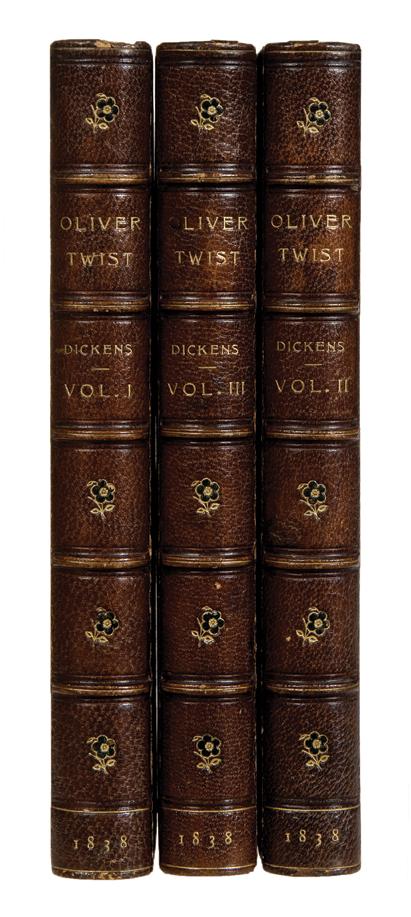 Appraisal: DICKENS Charles Oliver Twist or the Parish Boy s Progress