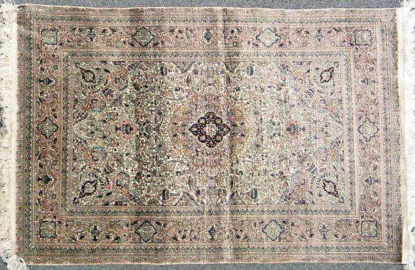 Appraisal: A Kashan design rug