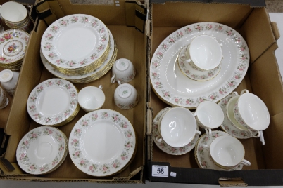 Appraisal: A Minton part Dinner Tea set in the Summer Bouquet