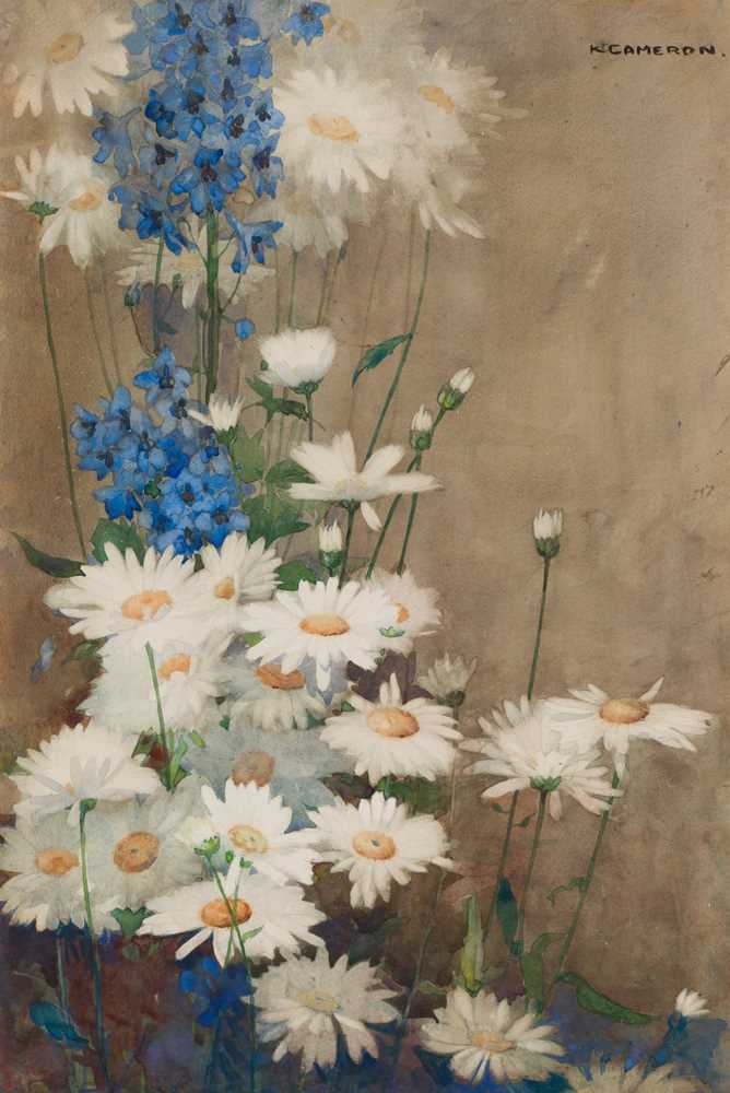 Appraisal: KATHARINE CAMERON R S W R E SCOTTISH - MARGUERITES