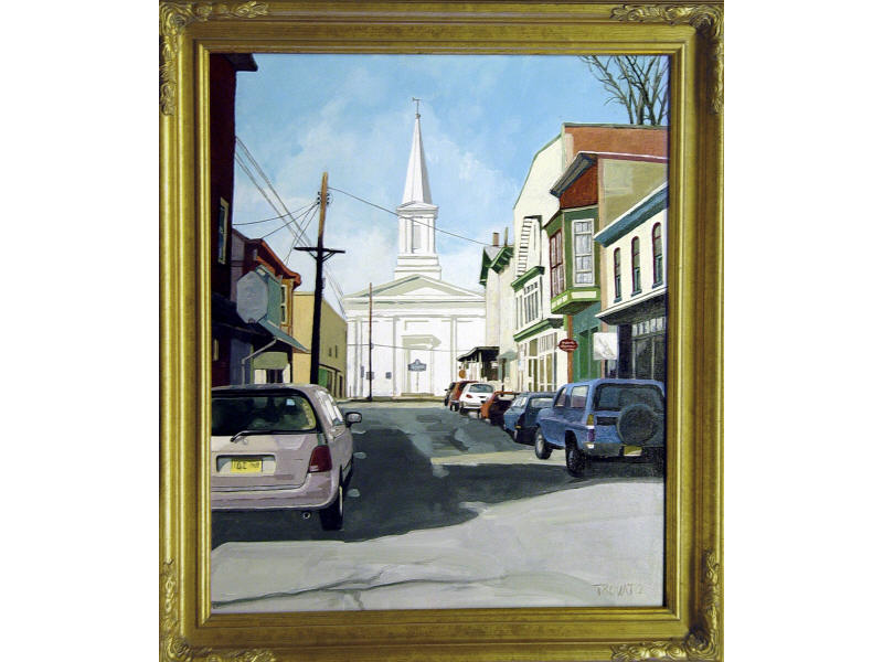 Appraisal: MICHAEL TROVATO AMERICAN B CHURCH STREET LAMBERVILLE NJ oil on