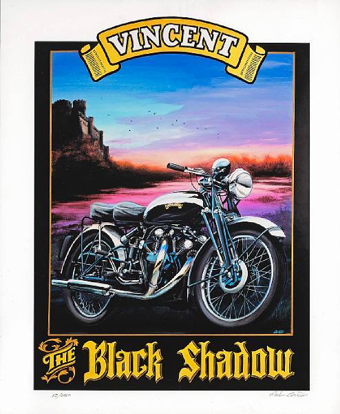 Appraisal: Vincent - The Black Shadow by Robert Carter limited edition