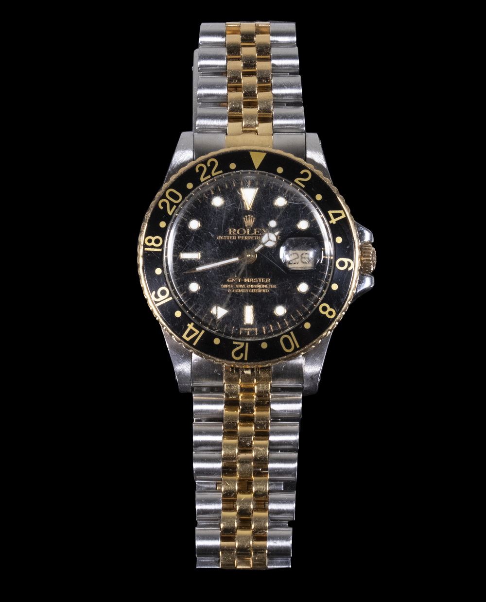 Appraisal: ROLEX STAINLESS STEEL WRISTWATCH Gent's stainless steel and K Yellow