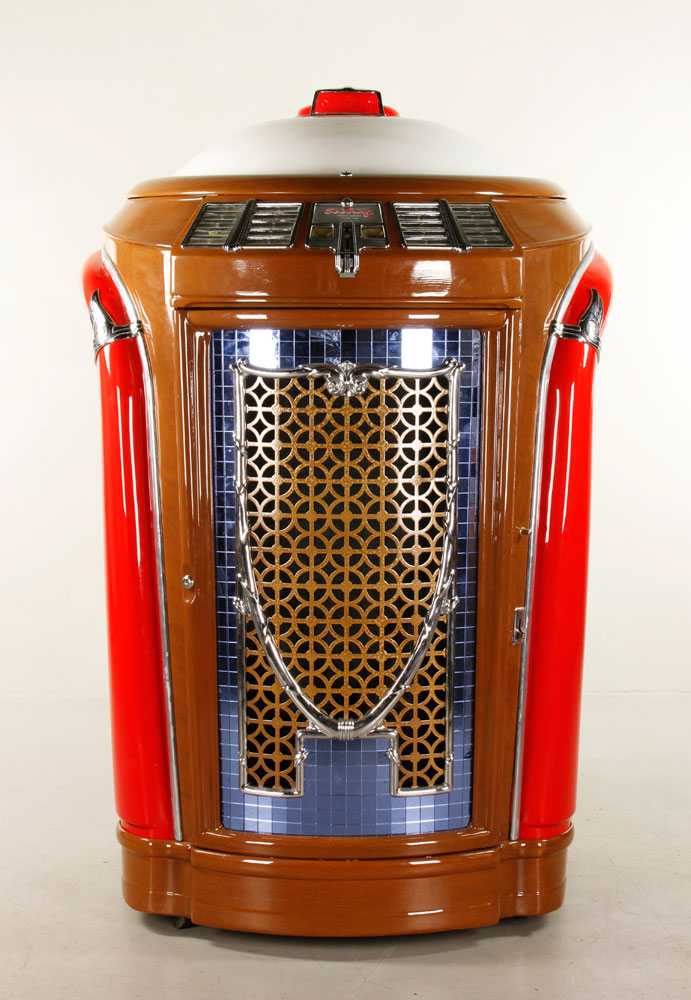 Appraisal: - Seeburg Symphonola Jukebox Seeburg Symphonola jukebox trashcan jukebox with