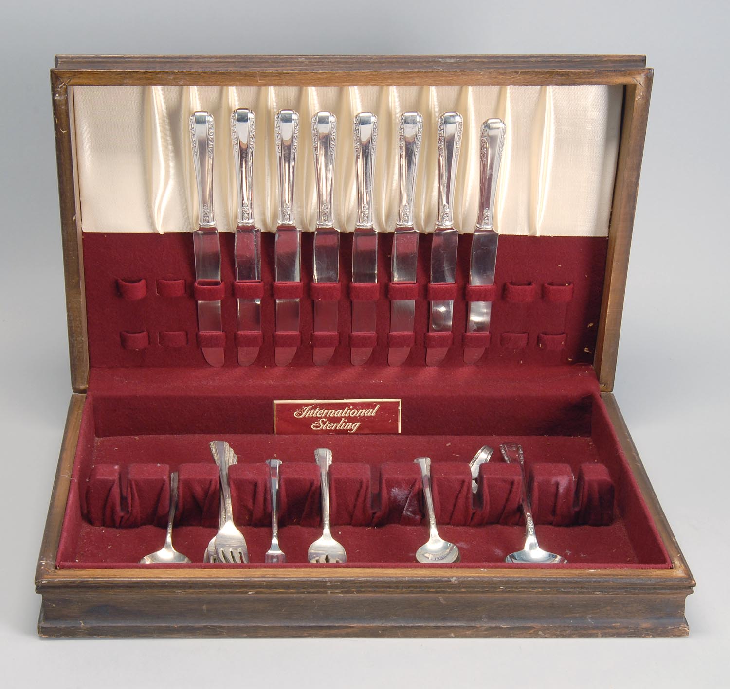 Appraisal: STERLING SILVER PARTIAL FLATWARE SET BY INTERNATIONAL SILVER CO In