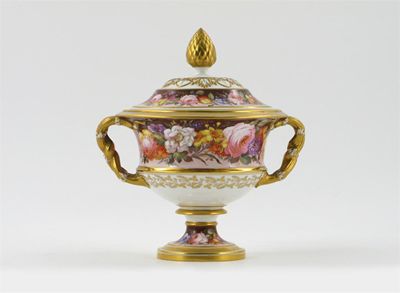 Appraisal: A good Royal Crown Derby two-handled vase and cover painted