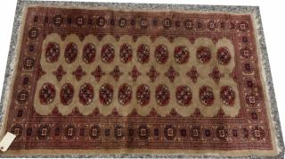 Appraisal: ' x ' Bokhara Handmade Oriental Carpet ' x '