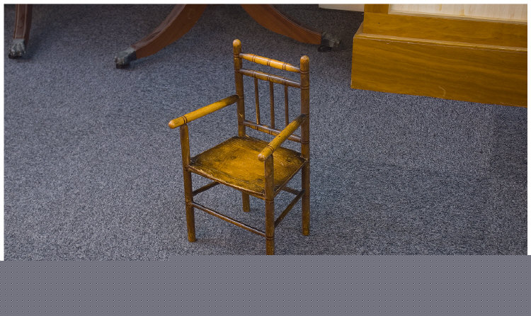 Appraisal: Small Dolls Chair