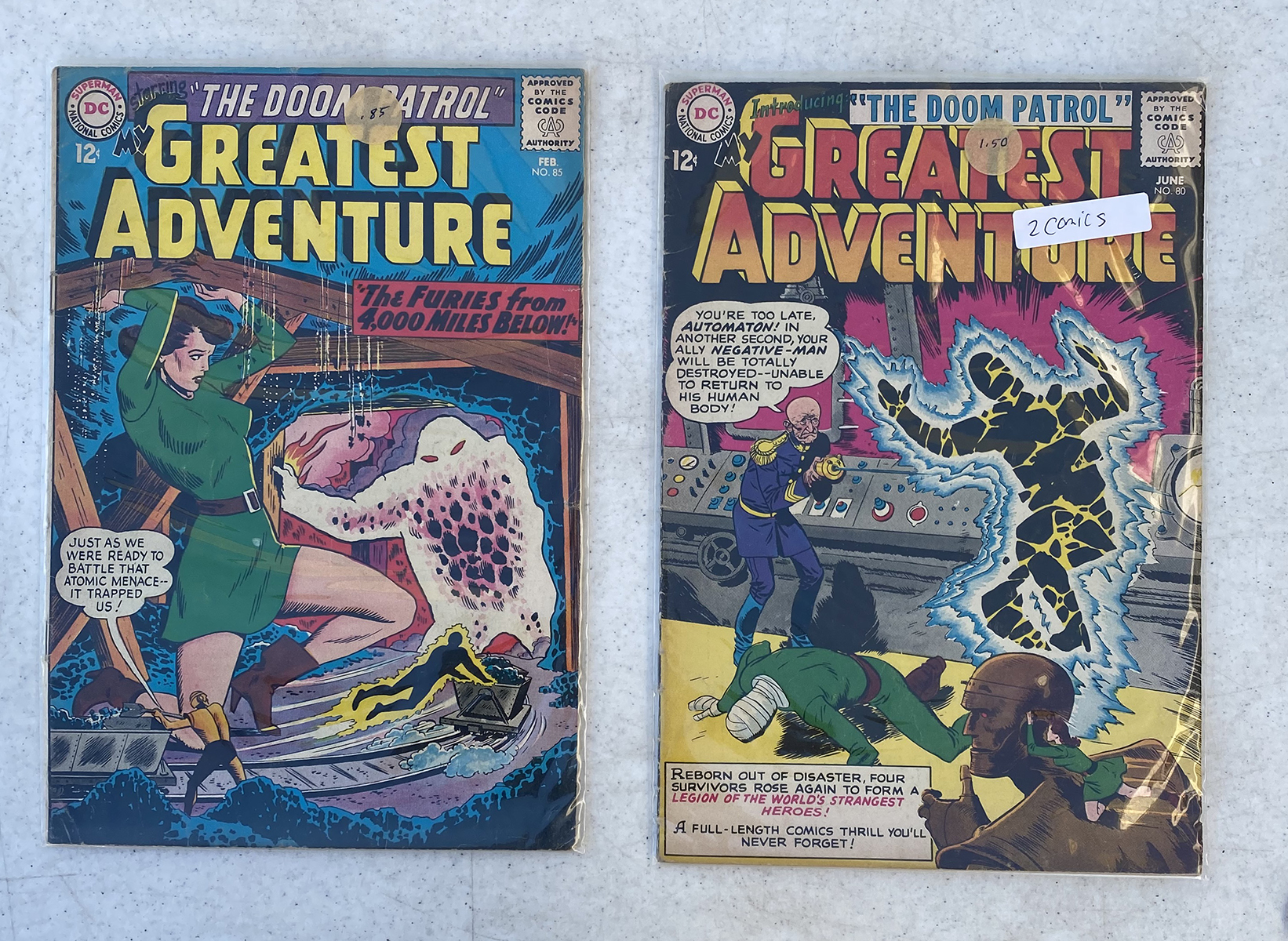 Appraisal: SILVER AGE MY GREATEST ADVENTURE DC COMIC BOOKS To include