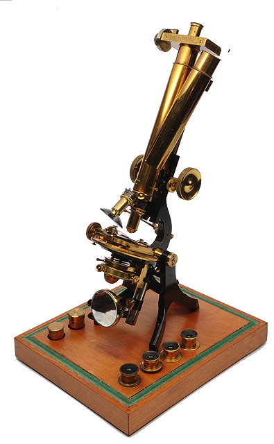 Appraisal: A J SWIFT AND SON CHALLENGE MICROSCOPE CIRCA the stand