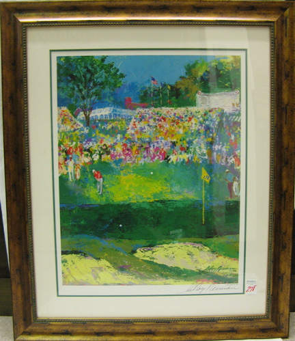 Appraisal: LEROY NEIMAN COLOR OFF-SET LITHOGRAPH American born titled nd U