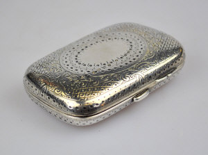 Appraisal: A Victorian engraved coin purse makers D E Birmingham