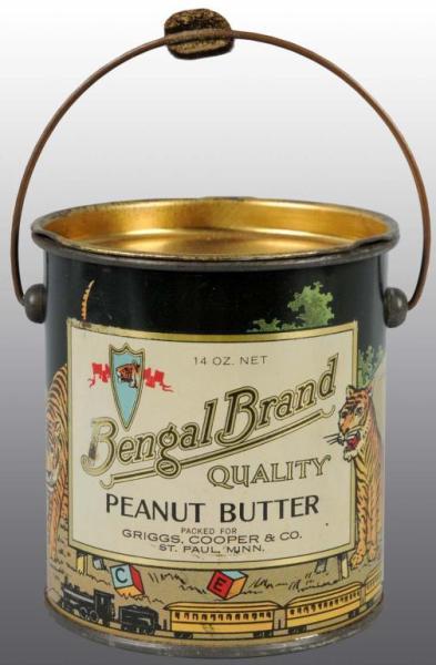 Appraisal: Bengal Brand Peanut Butter Pail Description Features great images of