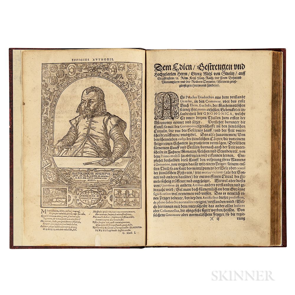 Appraisal: Scultetus Bartholomeus - Gnomice de Solariis sive Doctrina Practica Tertiae