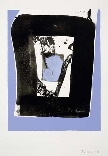 Appraisal: ROBERT MOTHERWELL The Basque Suite Color screenprint printed in blue