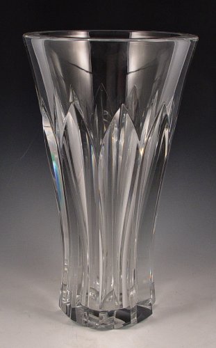 Appraisal: MONUMENTAL BACCARAT FRENCH CRYSTAL VASE Flared rim vase with deep