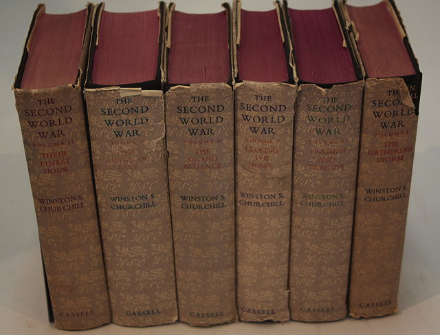 Appraisal: CHURCHILL Winston S The Second World War Cassell vols in