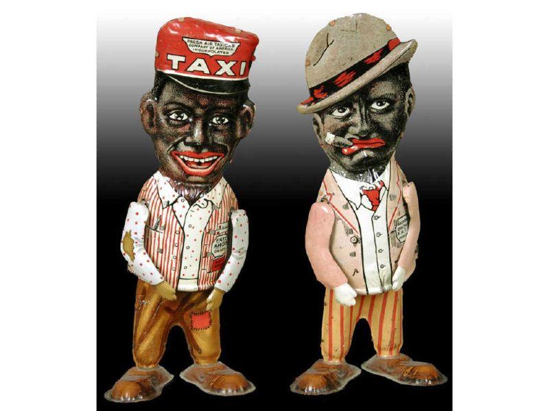 Appraisal: Lot of Tin Wind-Up Marx Amos-N-Andy Walking Toy Description ''