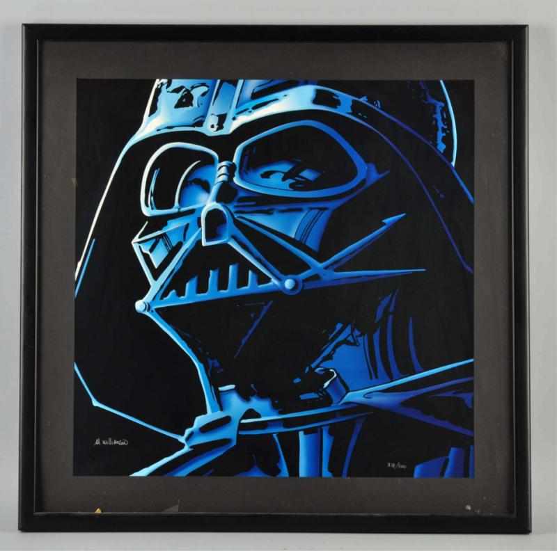 Appraisal: Limited Edition Star Wars Darth Vader Lithograph Description Zanart Entertainment