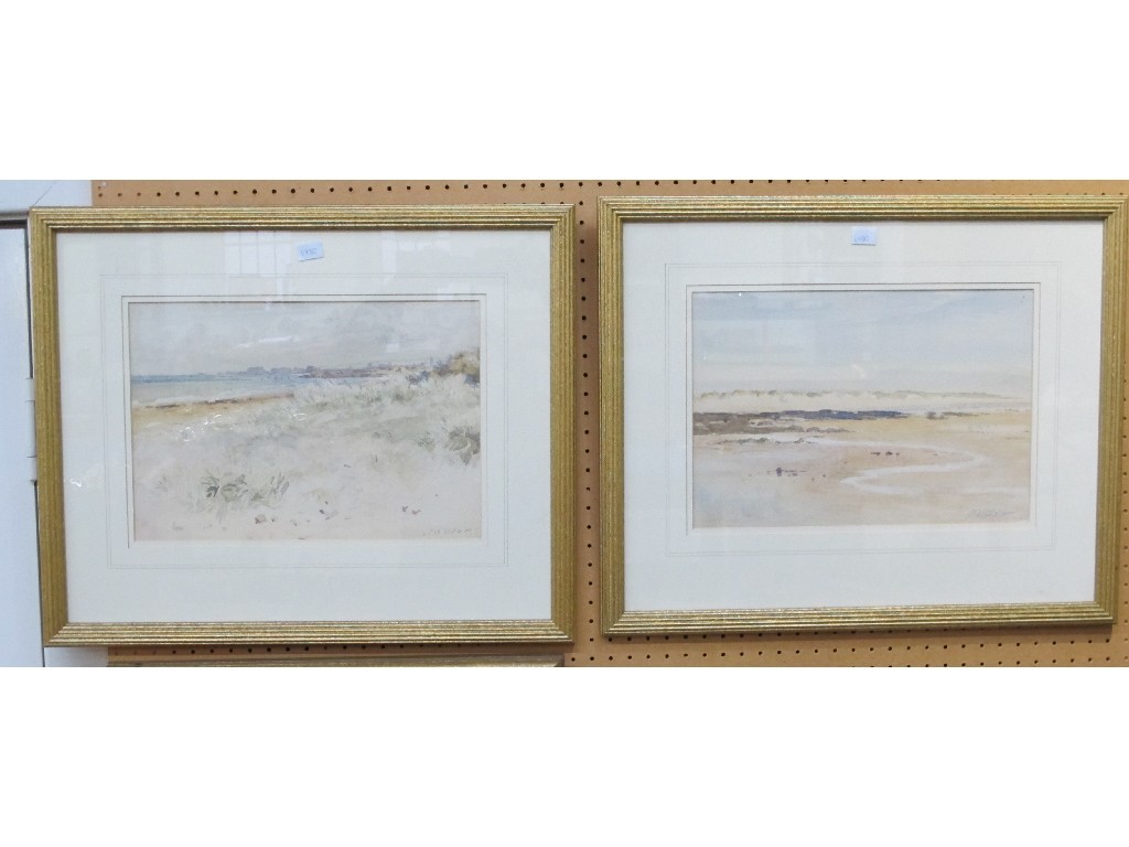 Appraisal: PATRICK WILLIAM ADAM RSA - Pair of watercolours 'Morning on