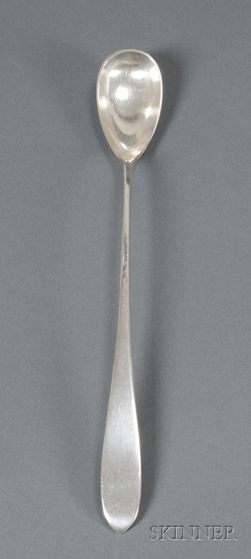 Appraisal: Erickson Silver Shop Spoon Sterling silver Gardner Massachusetts Elongated bowl