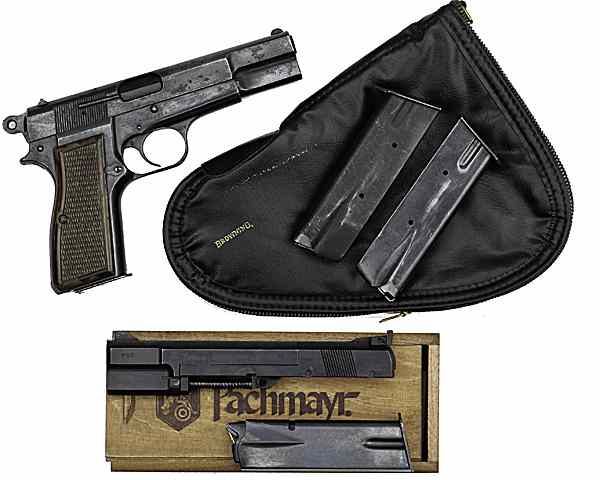 Appraisal: Browning Hi Power Semi-Auto Pistol with Pachmayr Conversion Unit mm