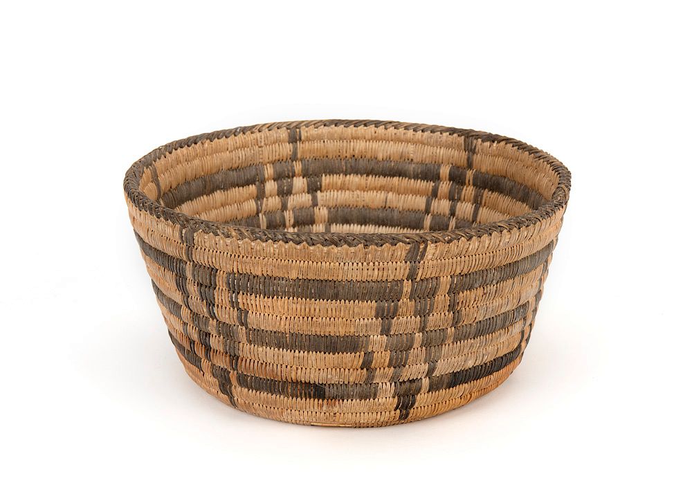 Appraisal: Pima Basketry Bowl Pima Basketry Bowl ca Willow devils claw