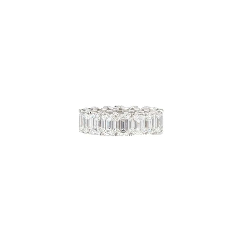 Appraisal: ALL GIA Certified ct Emerald Eternity Band ALL GIA Certified