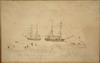 Appraisal: RARE EXPLORER'S DRAWING - 'The Advance Drifting near Cape Riley'