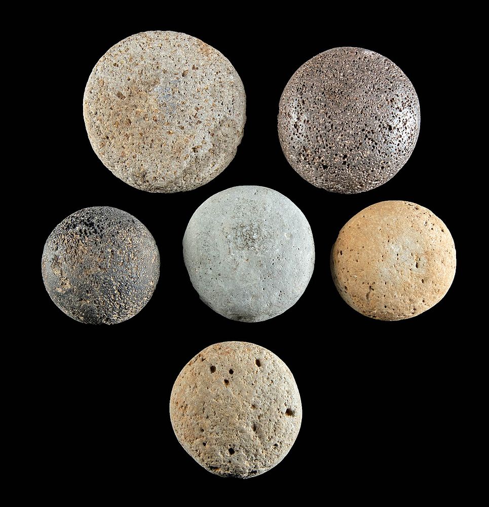 Appraisal: th C Pre-Contact Hawaiian 'Ulu Maika Game Stones North Pacific