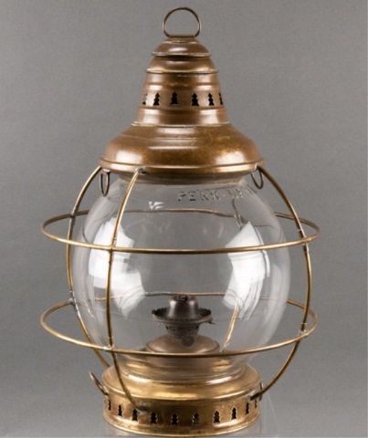 Appraisal: Perkins Nautical Brass Lantern Perkins