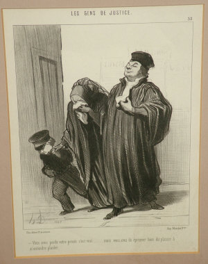 Appraisal: After Honore Daumier - - 'Les Gens de Justice Vous