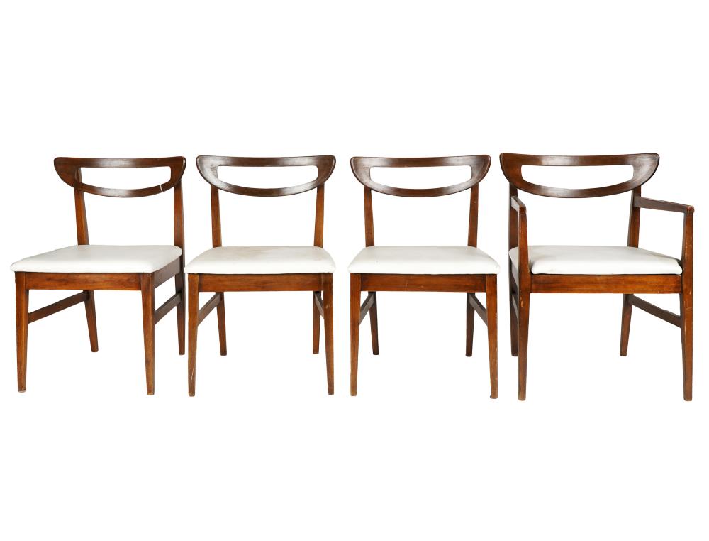 Appraisal: SET OF DANISH MODERN-STYLE DINING CHAIRSunsigned comprising three side chairs